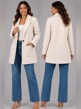 Rachel Zoe WOMENS wool blazer/coat medium